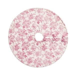 NWT LoveShackFancy Pink Damask Tree Skirt